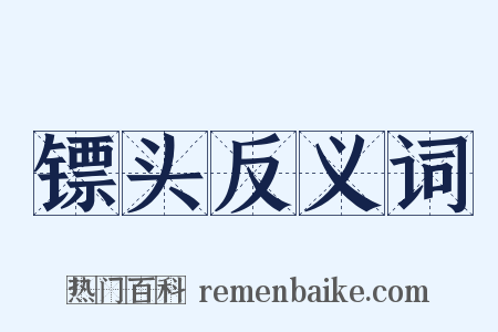 镖头反义词是什么意思的图片